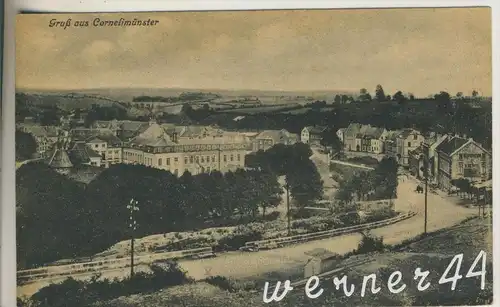 Cornelimünster v. 1916 Teil-Dorf-Ansicht mit Retaurant A. Blenwest  (33211)