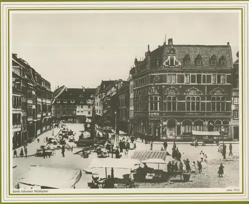 Saarbrücken v. 1912  Sankt Johanner Markt  (57505)