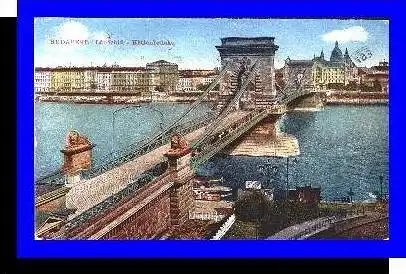 Budapest v.1921 Kettenbrücke (4018)