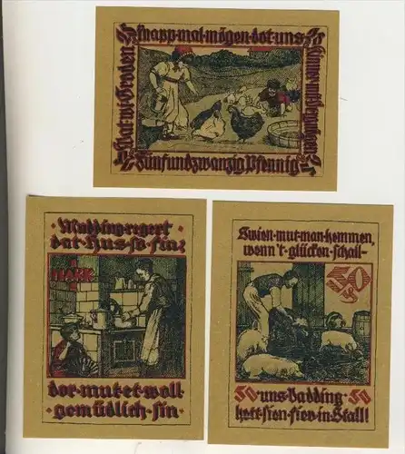 Pries-Friedrichsort,ohne Datum,Eigenheim-Geld,25,50 Pfg. + 1Mark ( GUTSCHEIN )  (008)