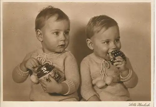 Baby und Kinderkarten v. Lotte Herrlich  aus Hamburg v. 1955  (43372)