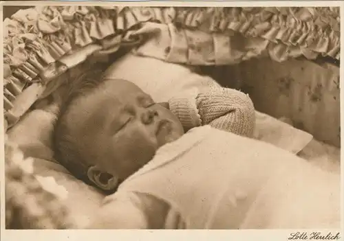 Baby und Kinderkarten v. Lotte Herrlich  aus Hamburg v. 1955  (43373)
