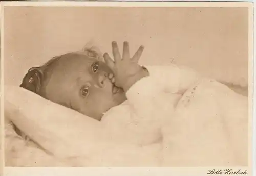 Baby und Kinderkarten v. Lotte Herrlich  aus Hamburg v. 1955  (43375)