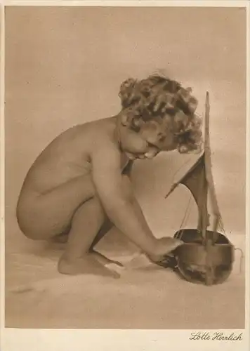 Baby und Kinderkarten v. Lotte Herrlich  aus Hamburg v. 1955  (43377)