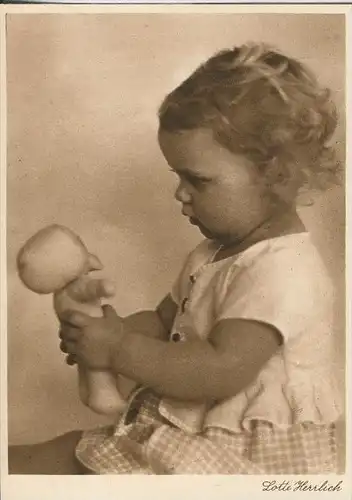 Baby und Kinderkarten v. Lotte Herrlich  aus Hamburg v. 1955  (43378)