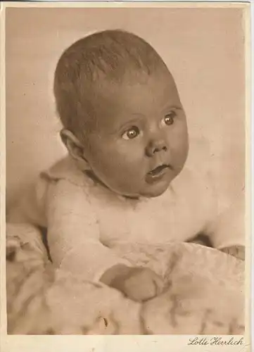 Baby und Kinderkarten v. Lotte Herrlich  aus Hamburg v. 1955  (43383)