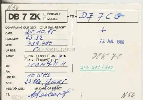 Calden v. 1986  DB7ZK  (46345)