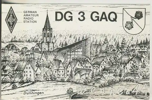 Dunningen v. 1986  DG3GAQ  (46355)