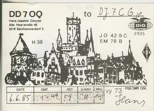 Salzhemmendorf v. 1985  DD7OQ  (46373)