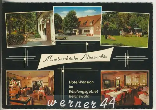 Goch - Nierswalde v.1979 Hotel-Pension "Martinsschänke - Nierswalde",Bes. R. Merzenich  (16273)