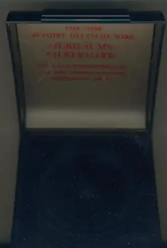 JUBILÄUMS SILBERMARK / 40 JAHRE DEUTSCHE MARK  (47955-2)