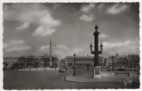 [Ansichtskarte] FRANCE - Paris  - Place de la Concorde. 