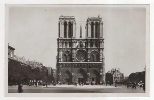 [Ansichtskarte] FRANCE - Paris - Parvis de Notre-Dame. 