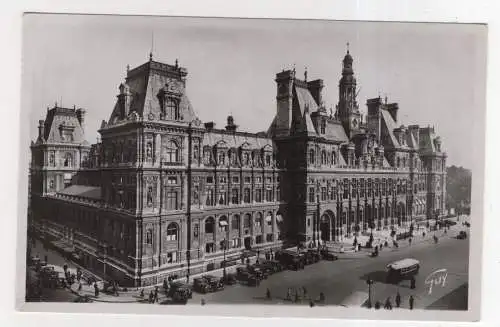 [Ansichtskarte] FRANCE - Paris - L'Hotel de Ville. 