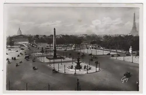 [Ansichtskarte] FRANCE - Paris - Place de la Concorde. 