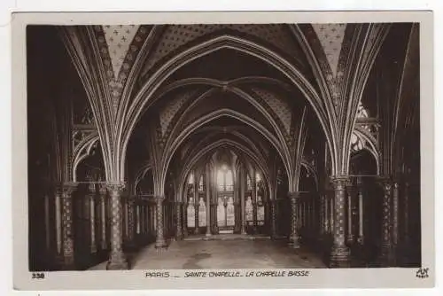 [Ansichtskarte] FRANCE - Paris - Sainte Chapelle - La Chapelle Basse. 