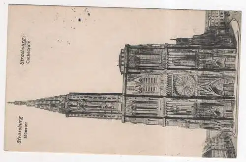 [Ansichtskarte] FRANCE -  Strassburg - Münster / Strasbourg - Cathédrale. 