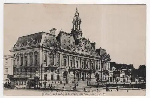 [Ansichtskarte] FRANCE -  Tours - L'Hotel de Ville. 