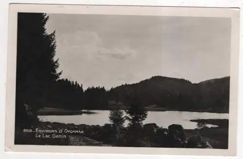 [Ansichtskarte] FRANCE -  Environs d'Oyonnax - Le Lac Genin. 