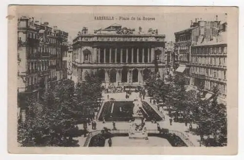 [Ansichtskarte] FRANCE -  Marseille - Place de la Bourse. 