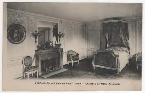 [Ansichtskarte] FRANCE - Versailles - Palais du Petit Trianon - Chambre de Marie-Antoinette. 