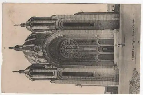 [Ansichtskarte] FRANCE - Reims - Eglise Sainte-Clotilde. 