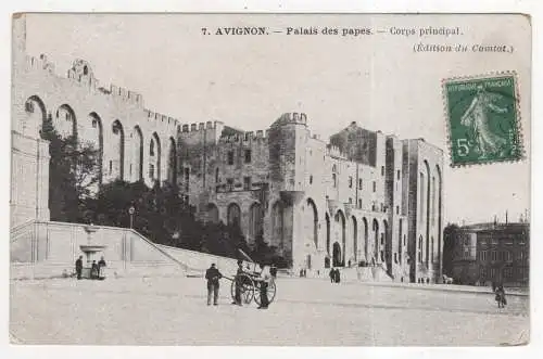 [Ansichtskarte] FRANCE - Avignon - Palais de Papes. 