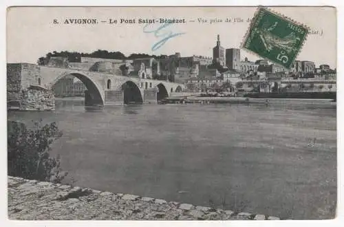 [Ansichtskarte] FRANCE - Avignon - Le Pont Saint-Bénézet. 