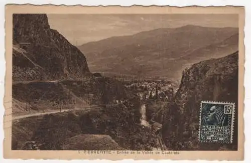 [Ansichtskarte] FRANCE - Pierrefitte - Entrée de la Vallée de Cauterets. 