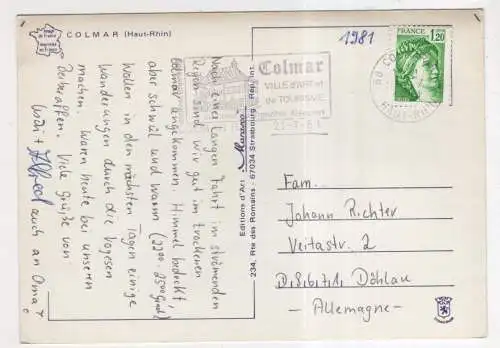 [Ansichtskarte] FRANCE - Colmar. 