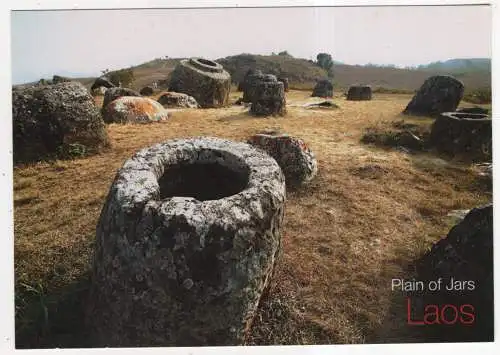 [Ansichtskarte] LAOS - Plain of Jars. 