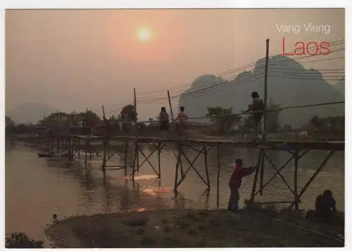 [Ansichtskarte] LAOS - Luang Prabang - Vang Vieng. 