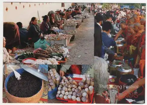 [Ansichtskarte] LAOS - Vientiane - That Luang Festival. 