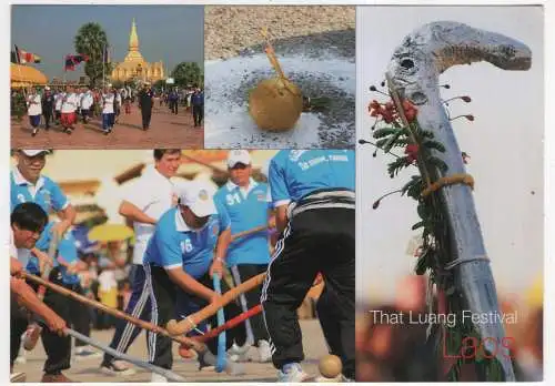 [Ansichtskarte] LAOS - Vientiane - That Luang Festival. 