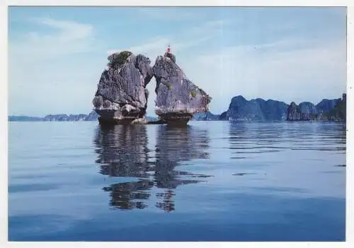 [Ansichtskarte] VIETNAM - Ha Long Bay - the fishting cocks rocks. 