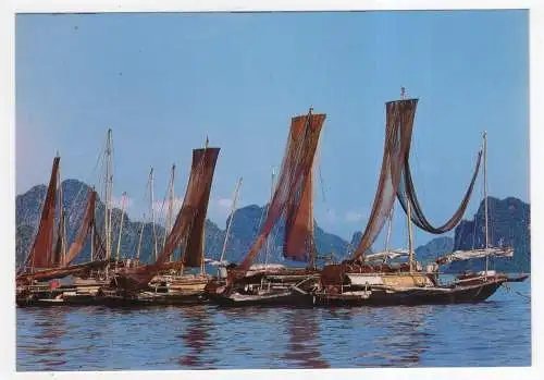 [Ansichtskarte] VIETNAM - Ha Long Bay - a fishing boats wharf. 