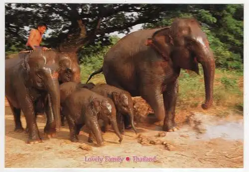 [Ansichtskarte] THAILAND - Lovely Family. 