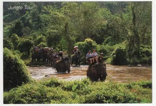 [Ansichtskarte] THAILAND - Jungle Tour. 