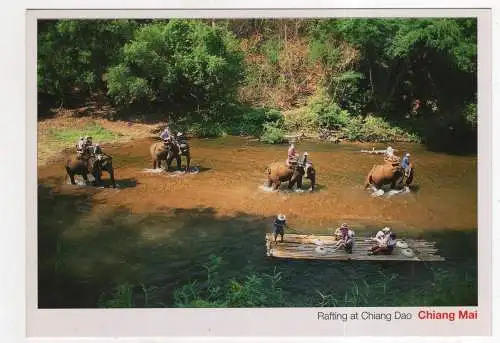 [Ansichtskarte] THAILAND - Chiang Mai - Riding at Chiag Dao. 