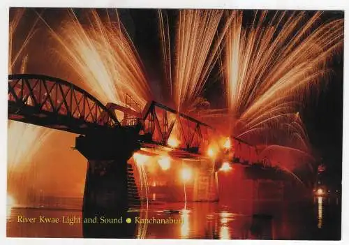 [Ansichtskarte] THAILAND - River Kwai Light and Sound - Kanchaburi. 