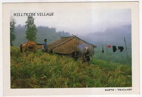 [Ansichtskarte] THAILAND -  Hilltribe Village. 