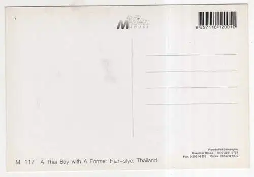 [Ansichtskarte] THAILAND - Thai Box with a farmer hair-style. 