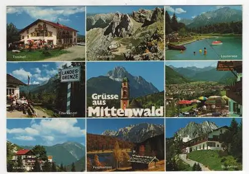 [Ansichtskarte] GERMANY - Mittenwald. 