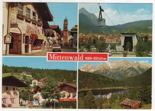 [Ansichtskarte] GERMANY - Mittenwald. 