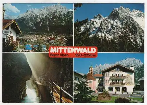 [Ansichtskarte] GERMANY - Mittenwald. 