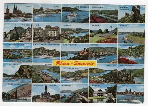 [Ansichtskarte] GERMANY - Rhein - Souvenir. 