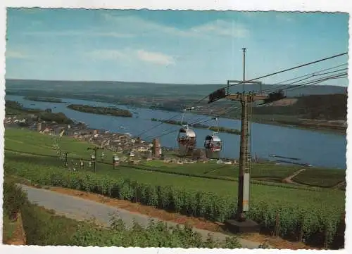 [Ansichtskarte] GERMANY -  Rüdesheim am Rhein - Kabinenseilbahn. 