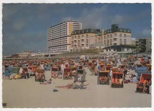 [Ansichtskarte] GERMANY -  Westerland auf Sylt - Strand am Kurzentrum. 