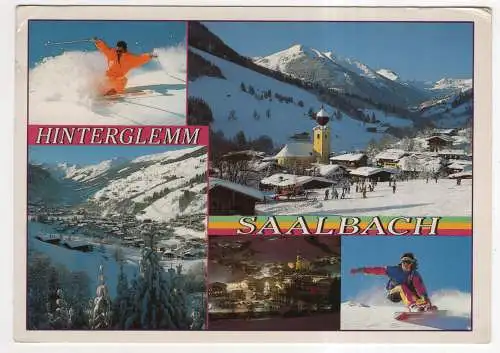 [Ansichtskarte] AUSTRIA - Saalbach Hinterglemm - Alpine Ski WM 1991. 