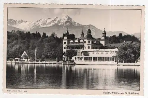 [Ansichtskarte] AUSTRIA - Velden - Wörthersee - Schloß-Hotel. 